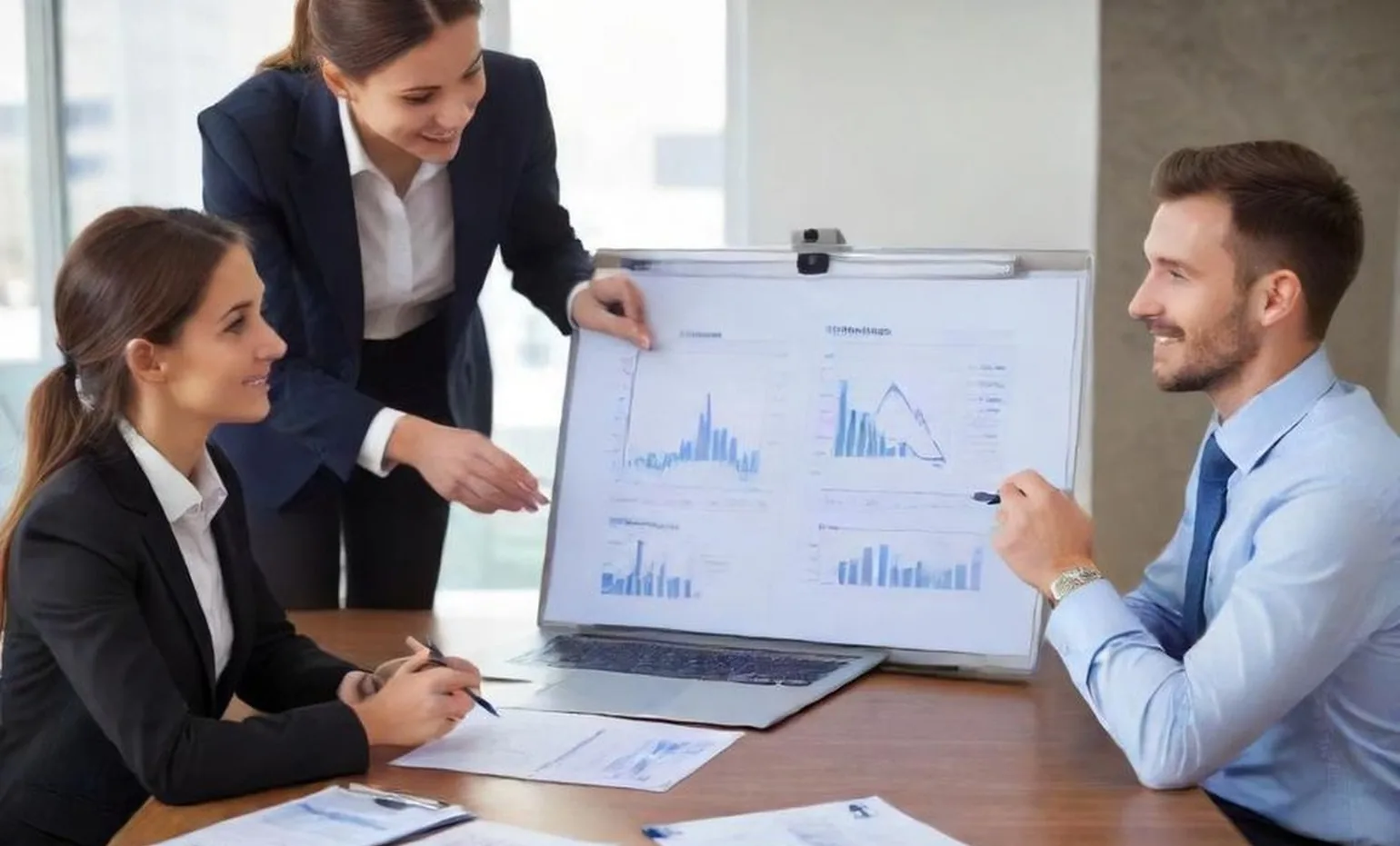 Business consulting meeting with professionals