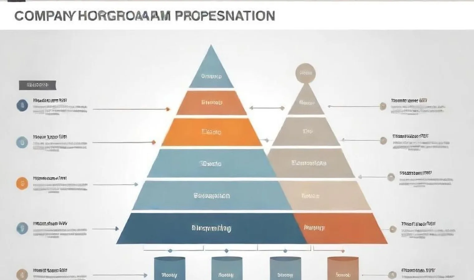 Company hierarchy diagram presentation