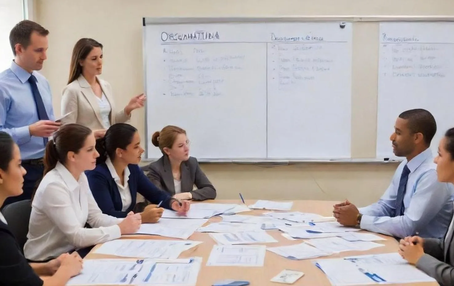 Organizational development planning session